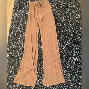 SKIMS Brown Wide Leg Pants